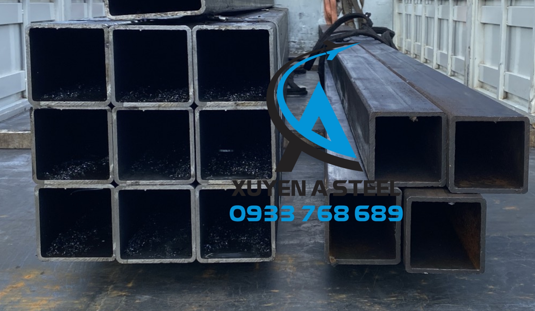 THÉP HỘP VUÔNG 100X100X7LY/7MM/7LI THÉP HỘP VUÔNG 100X100X7LY/7MM/7LI