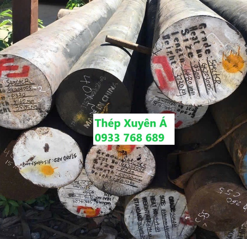 thép tròn đặc s45c phi 320