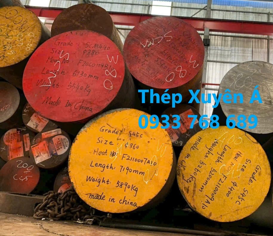 THÉP TRÒN ĐẶC SCM440 PHI 380
