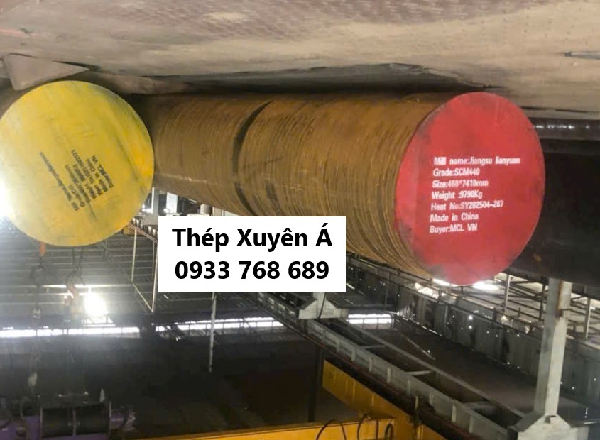 thép tròn đặc SCM440 phi 450