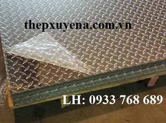 THÉP TẤM CHỐNG TRƯỢT SS400 DÀY 2LY, 3LY, 4LY, 5LY, 6LY, 8LY,10LY, 12LY